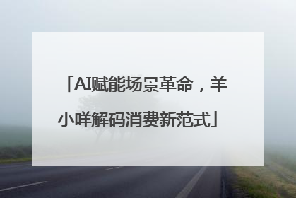AI赋能场景革命，羊小咩解码消费新范式